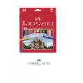Цветни моливи 24 цвята Castle Faber Castell